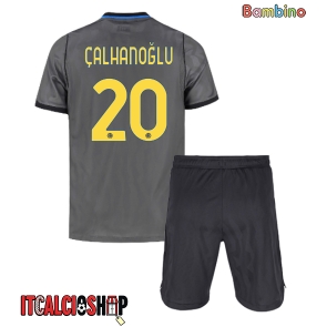 Inter Milan Hakan Calhanoglu #20 Terza Maglia Bambino 2026-27 Manica Corta (+ Pantaloni corti)